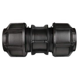 Philmac 3G Metric Poly x Poly Slip Joiner, Black, 50mm