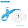 1 1/2 Inch Light Blue Polyester Satin Ribbon for Gift
