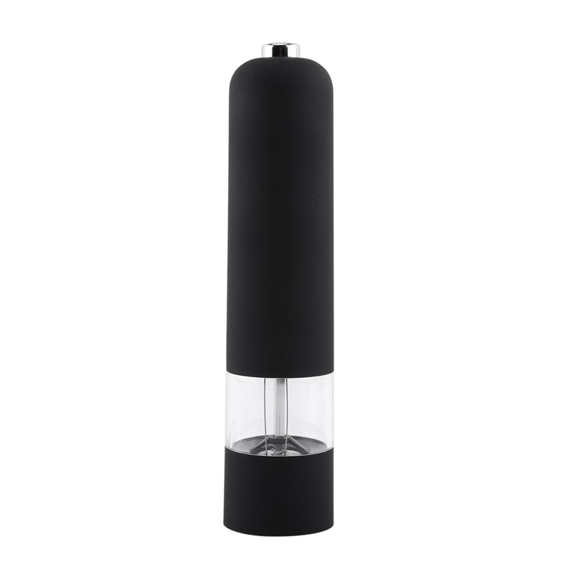Fashion Black Electric Pepper Herb Mill Salt Spice Grinder Muller