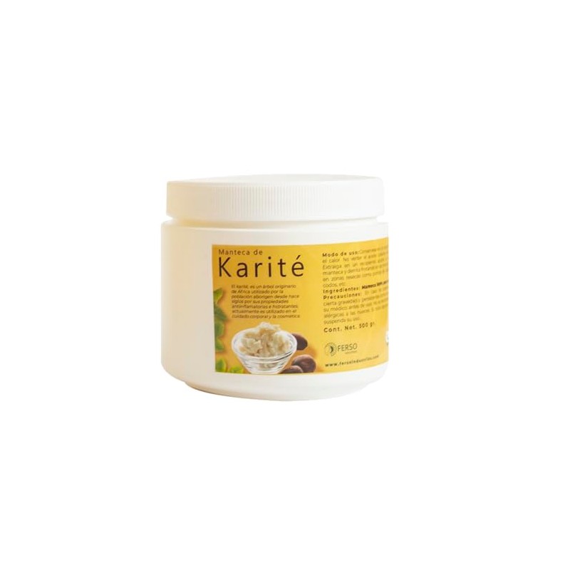 Manteca de Karité Orgánica Shea Butter 100% natural 500 grs