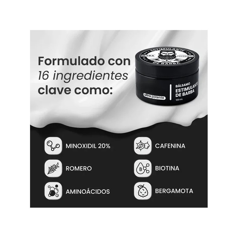 Pack 2 Bálsamo Para Barba - Cuidado Intenso 100ml