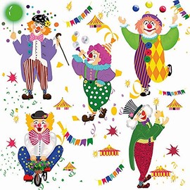 20 Napkins Dancing Clowns | Carnival | Fancy Dress | Table Decoration | Decoupage | Decoupage | Decoupage | Decoupage | Decoupage | 33