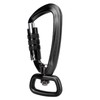 Carabiner Clip Auto Locking Square Bottom 360 Rotational Hook Accessory