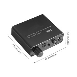 jojofuny Digital Optical to Analog Audio Converter Portable Audio for Tvs Stereos Construction Compact Design for for Connecting Digital Devices to Analog Equipment Random Style