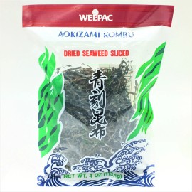 WEL.PAC WEL-PAC Aokizami Kombu-Dried Seaweed Sliced 4oz /113.4g