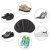 Senshuomy Anti-Slip Heel Grips,Heel Pads,Thick Liners & Fillers for Half-Size