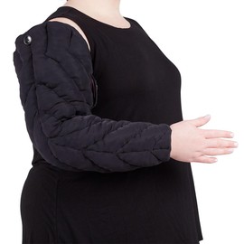 CircAid Circarid Profile Energy Oversleeve CG Foam Arm Sleeve Lymphedema Management, Midnight, Extra Wide, Long, VI