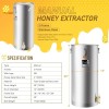 CREWORKS 2/4 3/6 4/8 Frames Electric Honey Extractor Beekeeping Equipment