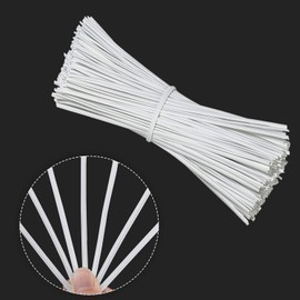 Flexible Plastic Nose Bridge Strips - Sewing Clips 91mm Bendable Nose Wire, Adjustable Flat Nose Clip for Sewing Mask, Making Face Cover, DIY Crafts, 10pcs