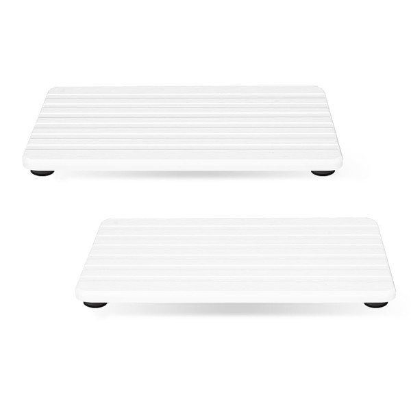 2PCS Instant Drying Diatomite Bathroom Tray Kitchen Soap Tray Stone
