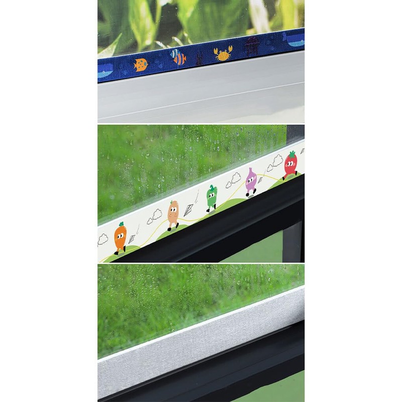 AIXXCUVQ Window Moisture Absorber Strips Prevent Condensation Build-up On for