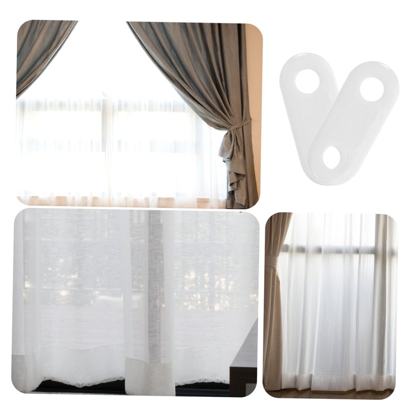 Zerodeko 12Pcs Outdoor Curtain Weights Drapery Weight for Home and