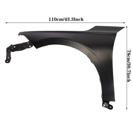 motor_power2024 New For 2022-2025 Honda Civic Sedan 4-Door Primed Steel Fender Driver Side LH