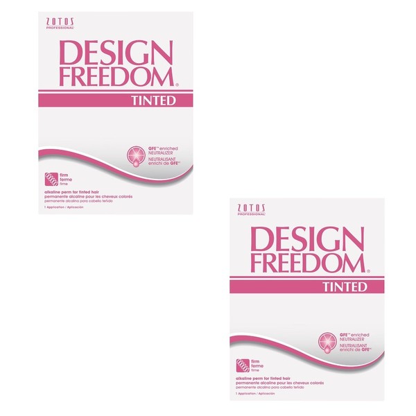 ZOTOS Beauty Salon Design Freedom Tinted Alkaline Perm Tinted HP-40875 (2 Pack)