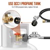 12FT Propane Hose with Regulator, 3/8" inch Quick Connect Disconnect