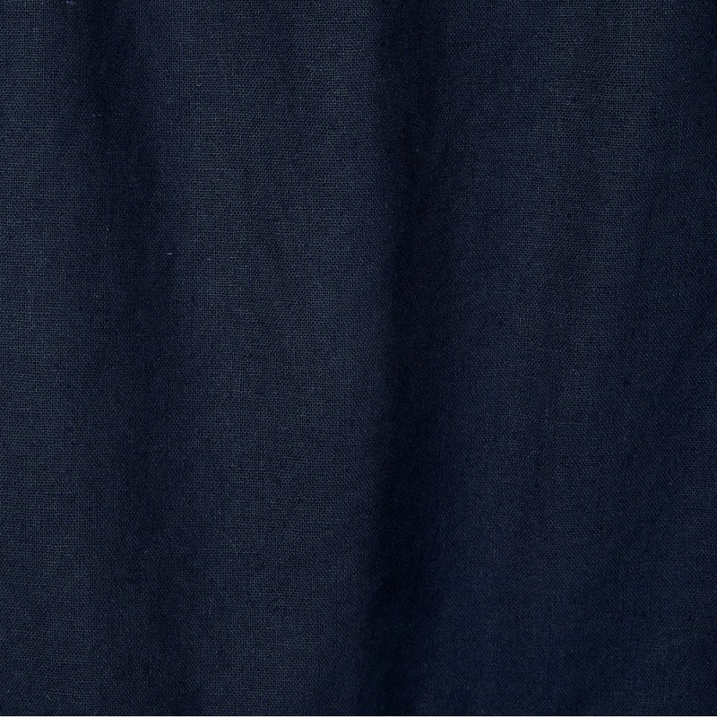 JAJU [JAJU] Soft Linen Blend Half Pants_Navy