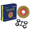 Dapetz ® Brassed Steel Wire Wheel 125mm X 20mm For