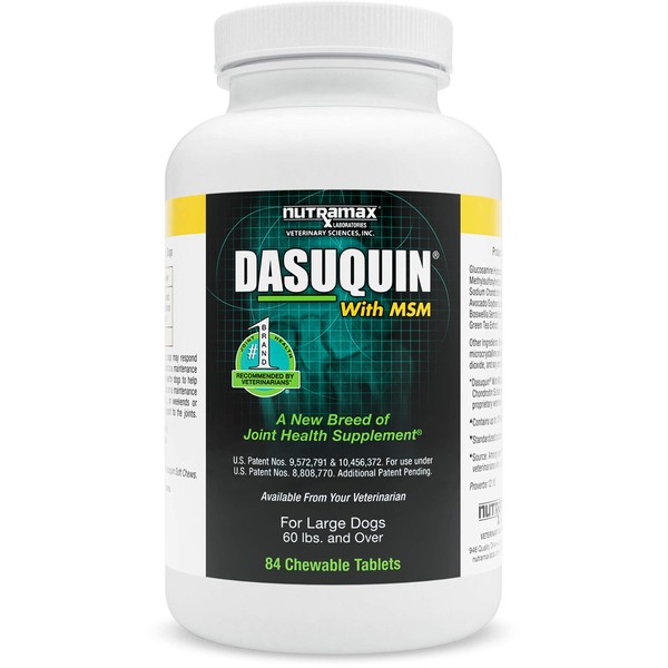Nutramax Dasuquin with MSM Chewables, Large Dog, 84 Count