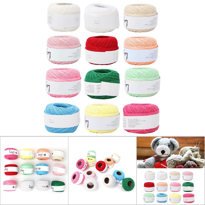 Lace Line Cotton Hand Crocheted Summer Silk Light Thin Line