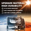 Aosky Headlight Assembly 4Pcs Set with Bulbs Fits for 1999-2004