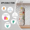 Kitchen Print Plastic Bag Holder, Wall Mount Plastic Bags Organizer,