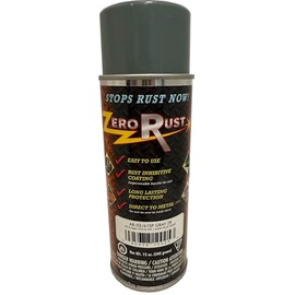 TWP Zero Rust 61SP Gray Rust Inhibitive Coating – 12 oz Aerosol | Direct-to-Metal Corrosion Protection | Industrial-Grade Rust Preventive Spray