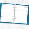2026 A5 size week on two pages diary organiser refill