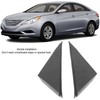 2Pcs Left And Right Rear View Mirror Triangle Plate 86190