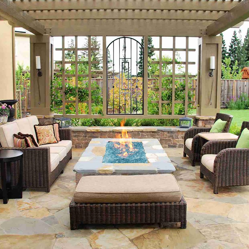 Skyflame High Luster 10-Pound Fire Glass for Fire Pit Fireplace