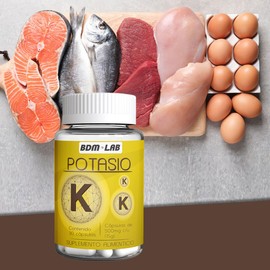 Potasio | 30 capsulas | Suplemento alimenticio | BDM LAB |