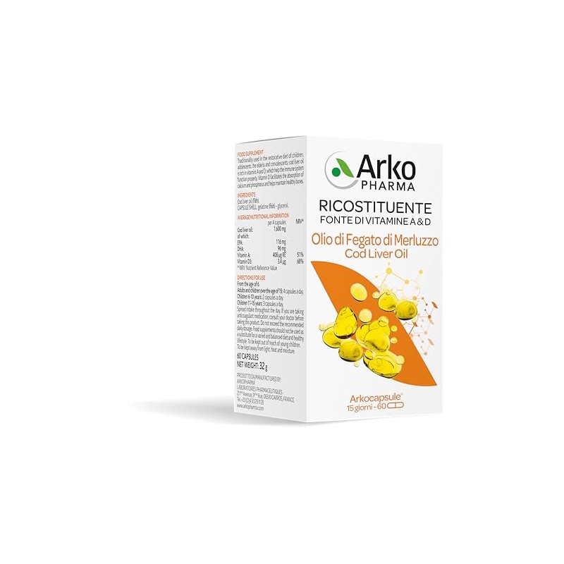 Arkofarm Olio di Fegato di Merluzzo - 32 g