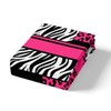 Homemissing Leopard Zebra Sheet Set Kids Cheetah Pink White Black