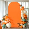 6FT Orange Arch Cover, Spandex Fitted Orange Wedding Arch Stand