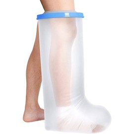 Namvo Waterproof Leg and Foot Cast Protector for Shower, Reusable Waterproof Shower Foot Protector for Adult Foot and Leg