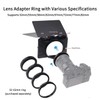 Foto4easy 4x4/4x5.65 Lightweight Mini Matte Box with 15mm Rod Support