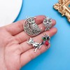 Youdiyla 66Pieces Owl Series Antique Silver Pendant Jewelry Making DIY