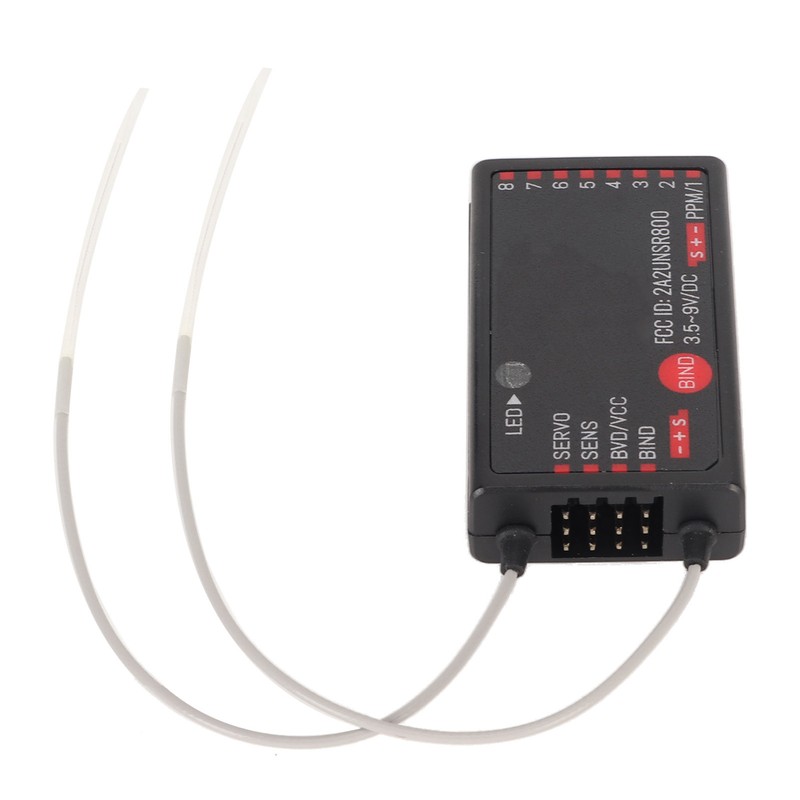 FS SR8 2.4GHz 8 Channel Receiver Double Antenna Bidirectional Receiver