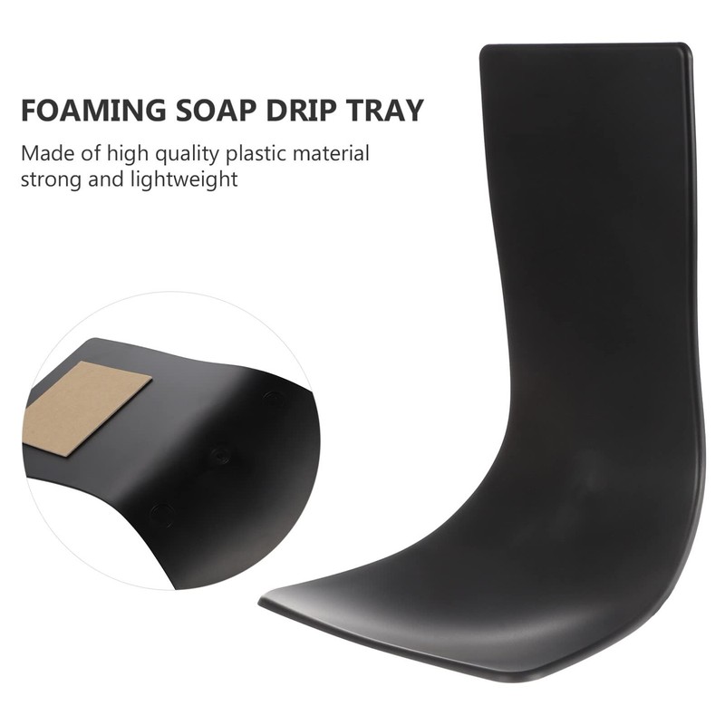 iplusmile 2 Pcs Soap Dispenser Tray Drip Collection Plastic Compact