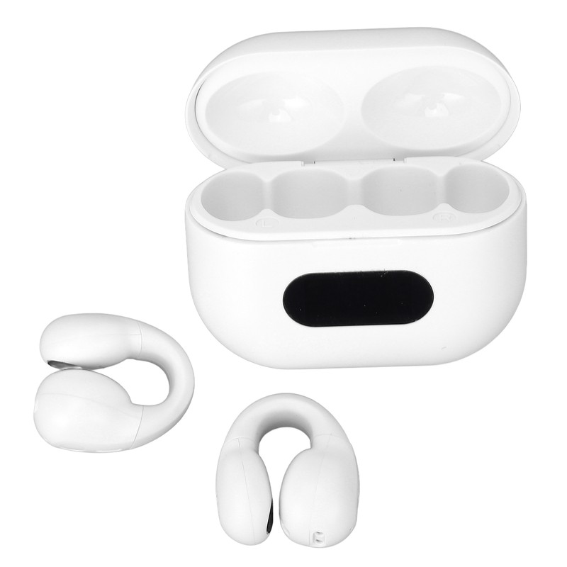 Bone Conduction Bluetooth Earbuds Active Noise Cancellation Lightweight Stereo Open