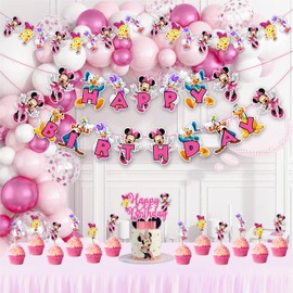 Mine Muse Theme Birthday Party Supplies – Complete Set for Kids’ Parties – Banners & More – Perfect for Celebrations