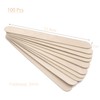 zoerbufan Pack of 100 Wooden Sticks, Ice Sticks Wood, Make