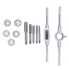 12Pcs Drill Tap Die Wrench Manual Thread Tapping Tool Set