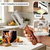 2 PCS Pelador Verduras Multifunción 3 EN 1, Cuchillo Pelador