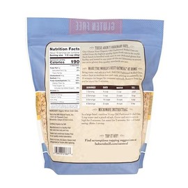Bob´s Red Mill, Hojuelas de avena orgánica tradicional sin gluten,, 907 gramos