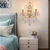 YLONG-ZS Crystal Wall Sconce Crystal Wall Chandelier Wall Lamp Modern