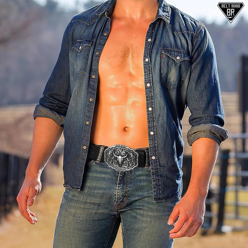 BELTROAD Cowboy Cowgirl Belts for Women Men Western Belts Punk