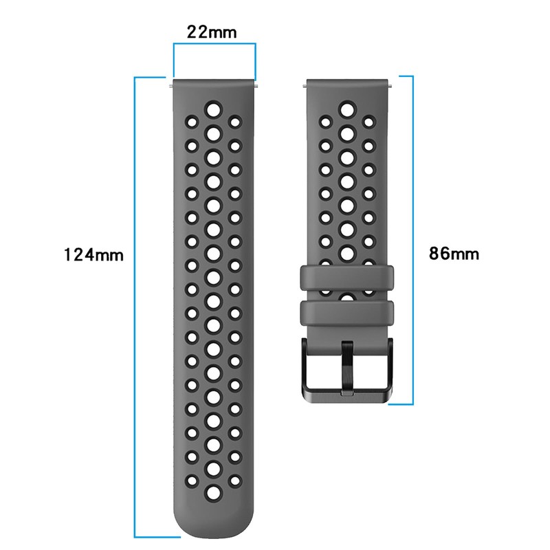 Garmin forerunner 570 42mm 用 バンド 時計バンド 防水時計替えベルト シリコン製 交換ベルト
