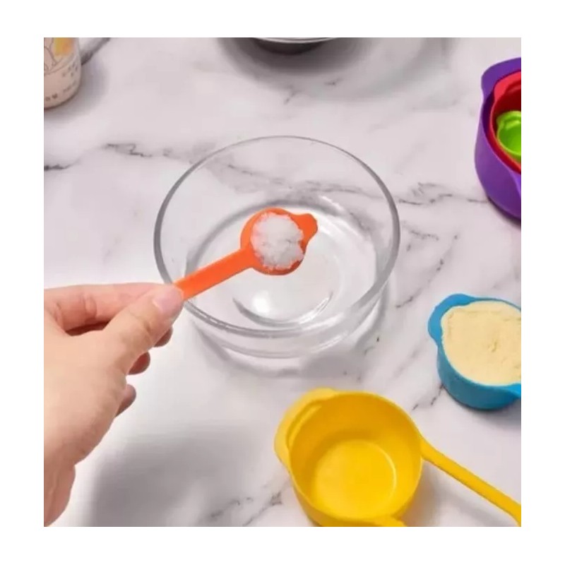 noved Set De 6 Cucharas Tazas Medidoras Para Cocina