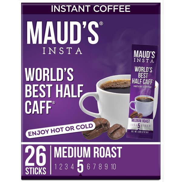 Maud's Insta World's Best Half Caff Insta Stick - 30 unidades