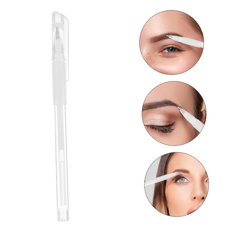 FOMIYES Makeup Position Mapping Mark Tool White Eyebrow Makeup Pen